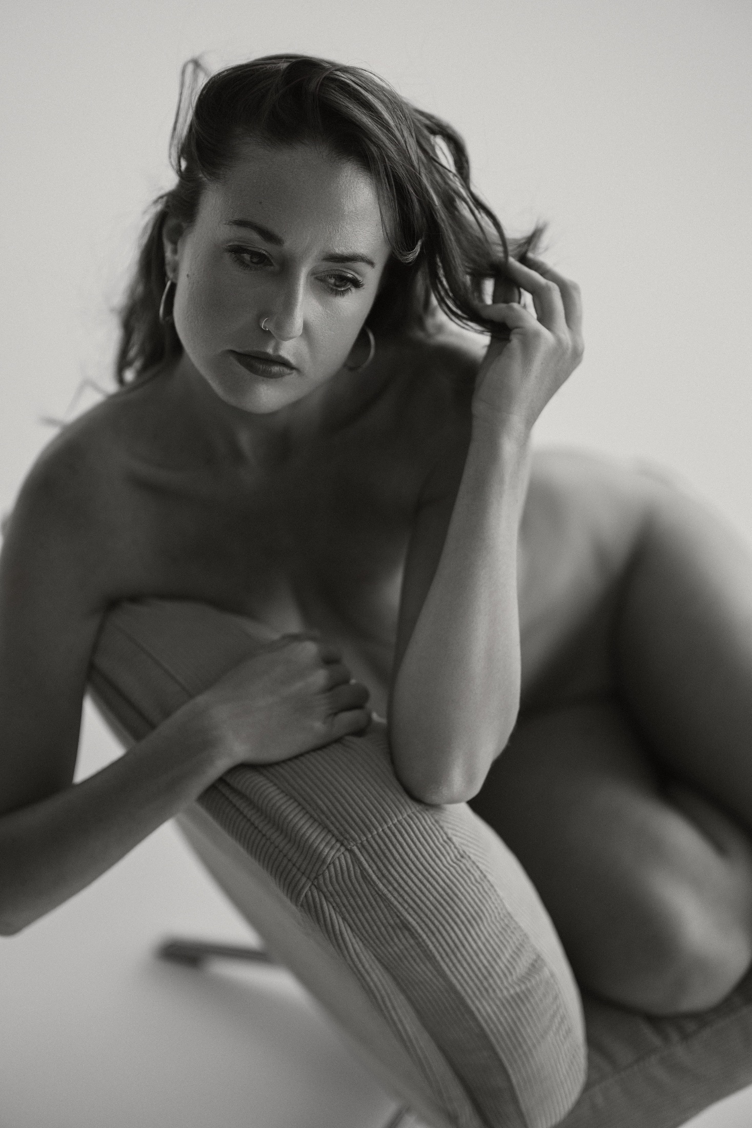 Editorial portrait by Kristof Longo