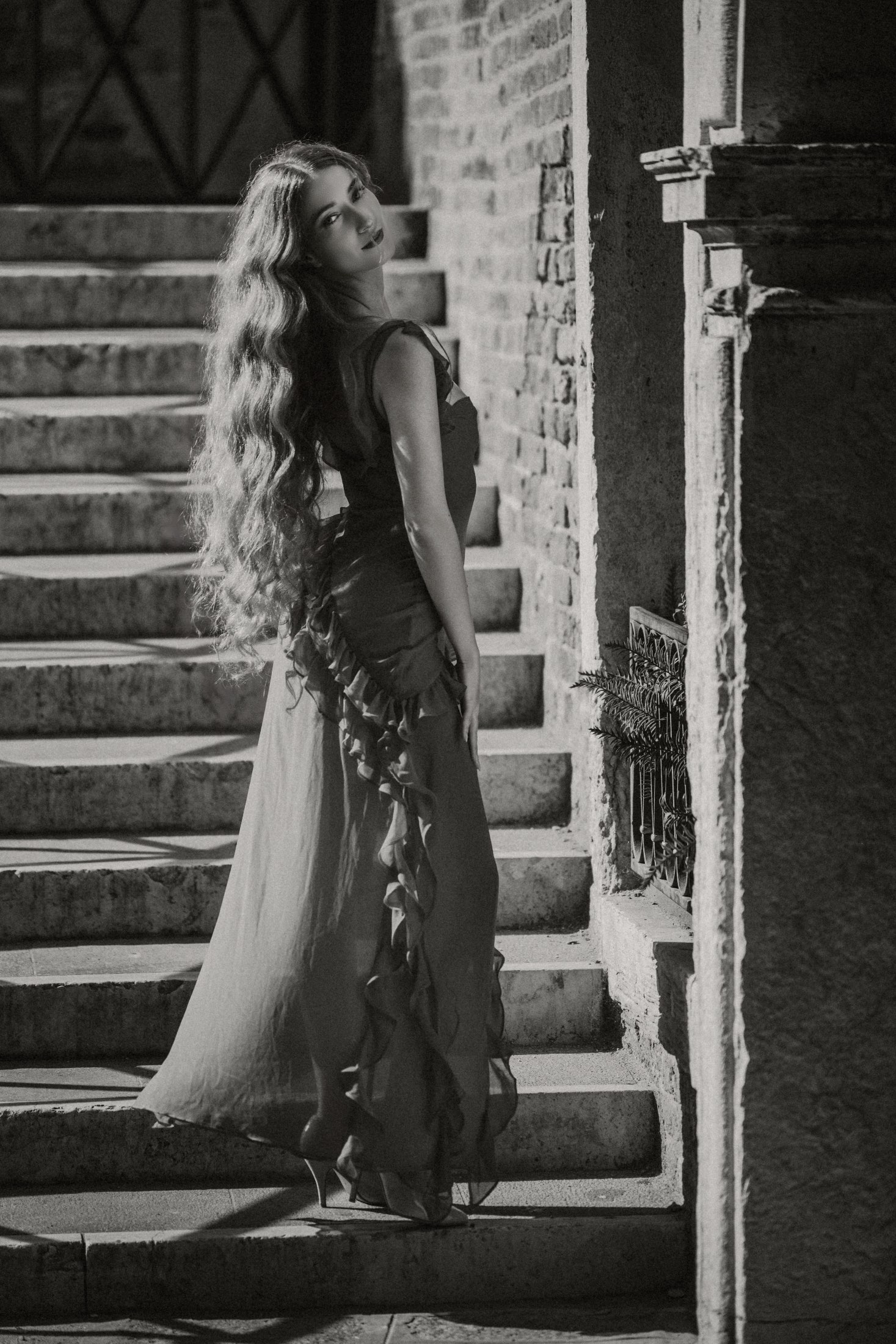 Editorial portrait by Kristof Longo